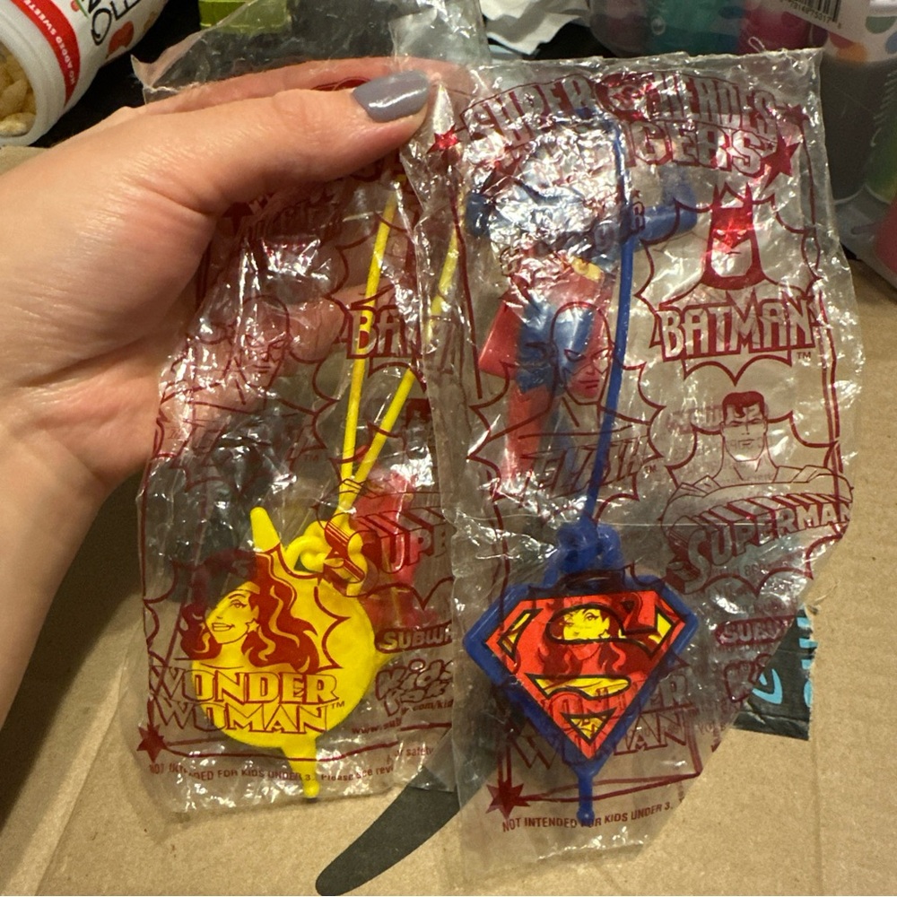 1998 Subway Kid’s Meal Sealed Super Hero Toys
